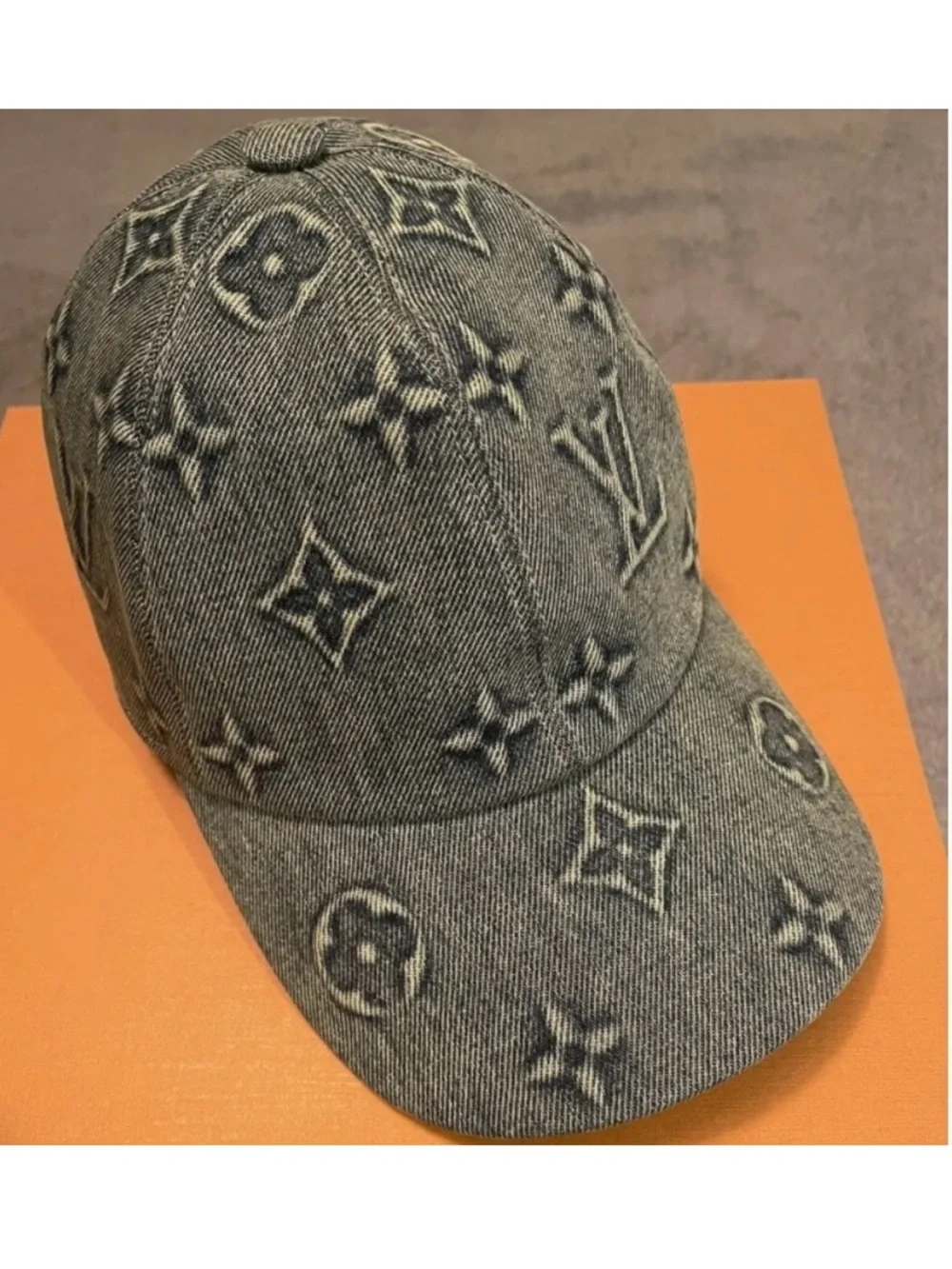 LV Denim Monogram Hat